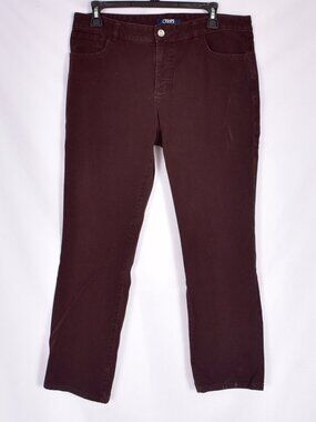Chaps Chocolate Brown Pants Size 12 Petite